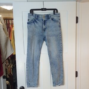 KanCan Light Wash High-Rise Skinny Jeans - Light Blue